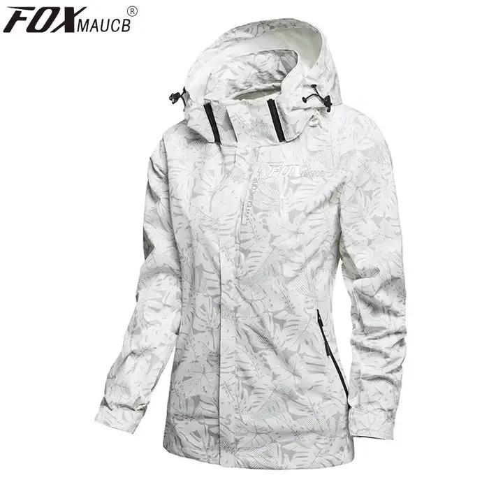 FOXMAUCB Ropa vtt Enduro femmes randonnée Sport manteau à capuche dames imperméable cyclisme veste VTT coupe-vent vêtements de vélo