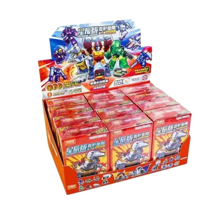 BLOKEES Les Transformers Building Block Star Edition 4ème Mini Figurine à Assembler Modèle de Jouet Ornements de Bureau Cadeaux de Noël Anime