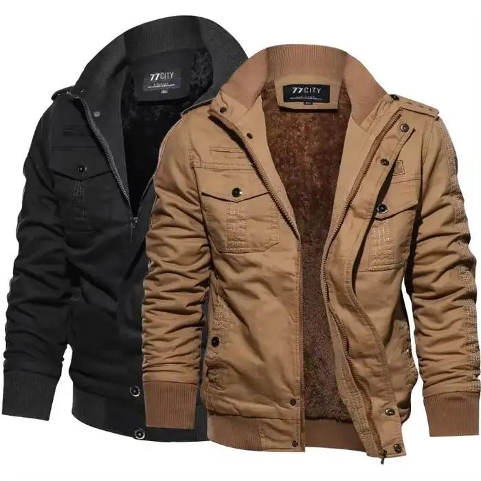 Doudounes cargo multi-poches pour hommes