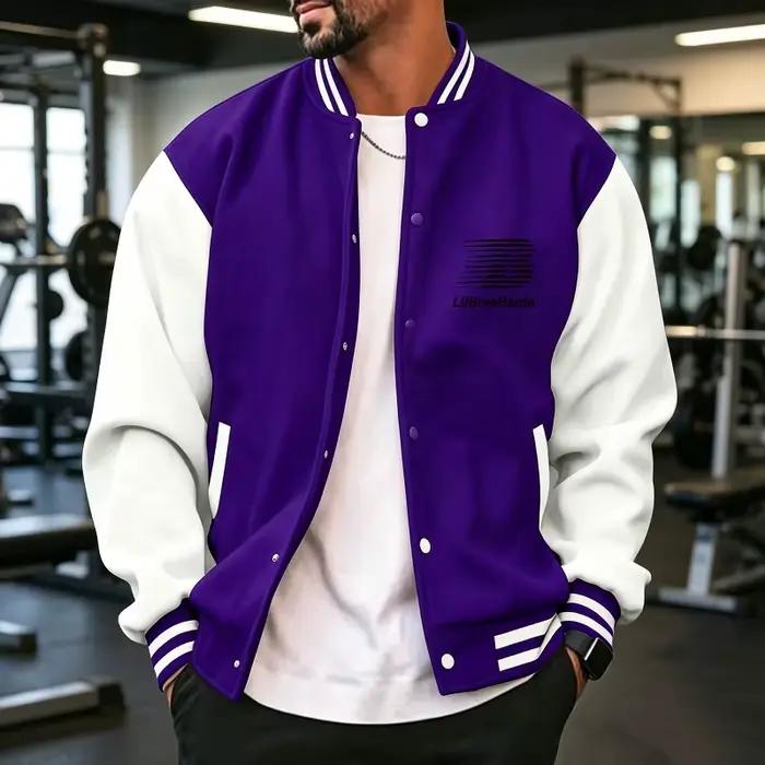 Veste de baseball sportive pour homme toutes saisons S-3XL