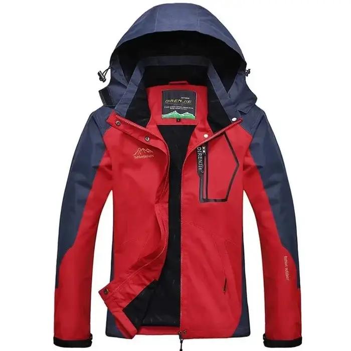 Veste parka coupe-vent imperméable à capuche pour hommes et femmes, vêtements d'extérieur décontractés amples pour les amoureux, coupe-vent léger pour le printemps et l'automne