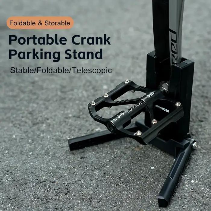 ThinkRider cadre de pédale de vélo Portable support de stationnement de vélo support extérieur support latéral de vélo d'autoroute cadre de pédale pratique