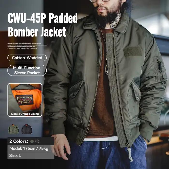 Maden Manteau masculin bombardier CWU-45P
