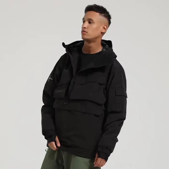 GSOU Veste de Ski imperméable pour Femme Coupe-Vent Chaud Vêtements de Snowboard d'hiver avec Pantalon Super