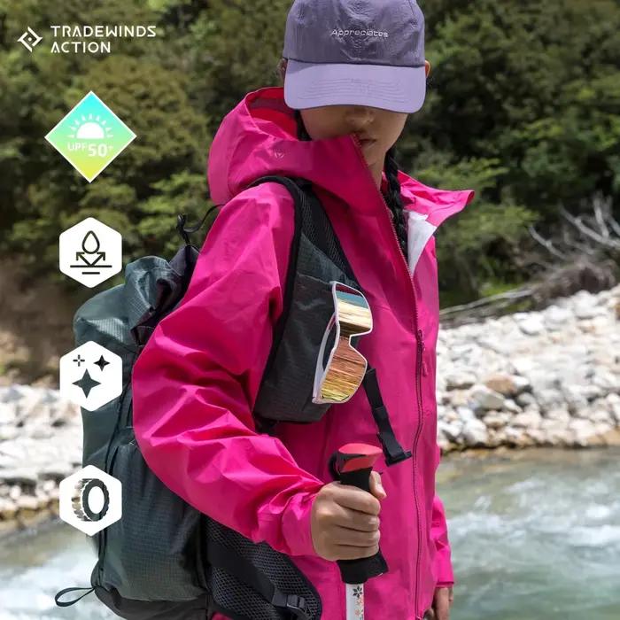 Nu-juin hommes coupe-vent coupe-vent veste femme automne unisexe en plein air Camping pêche manteau à capuche imperméable hommes vestes