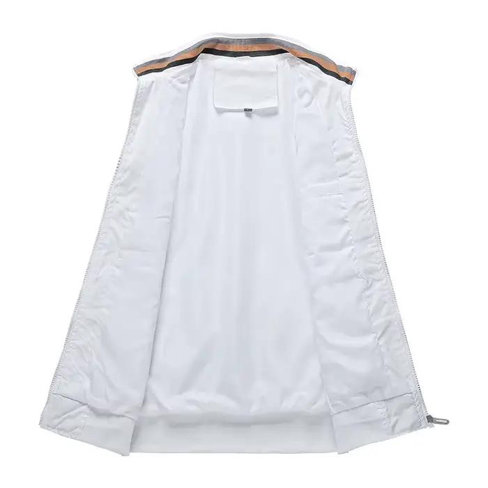 Printemps et automne hommes veste décontracté à manches longues costume col montant vestes sport coupe-vent manteau pour Volvo Xc60 Xc90 V40 V60