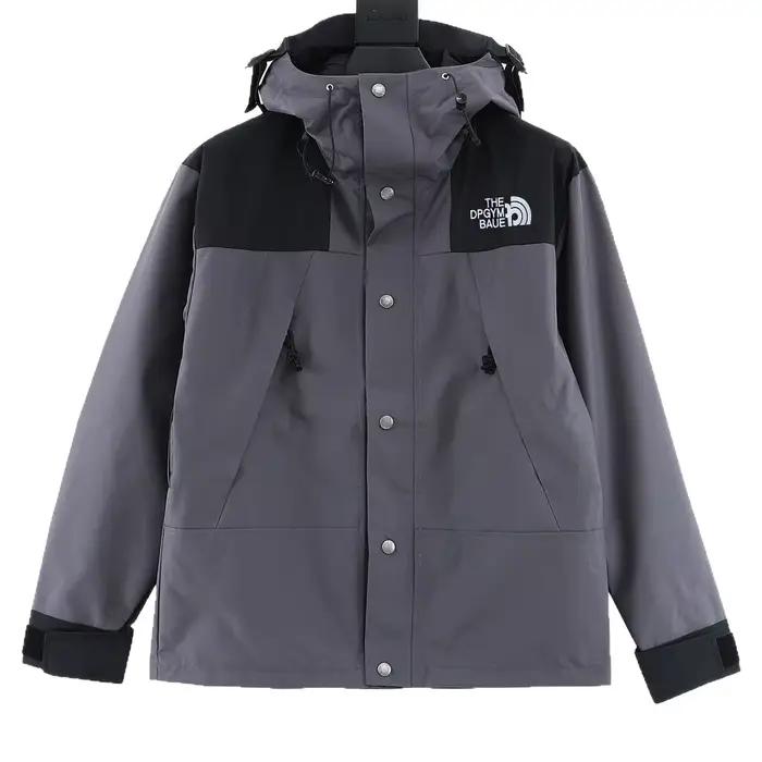 Combinaison d'escalade unisexe imperméable et coupe-vent trois en un 1990 North Face, veste à capuche, vêtements de sport de course en plein air, tissu Polyester