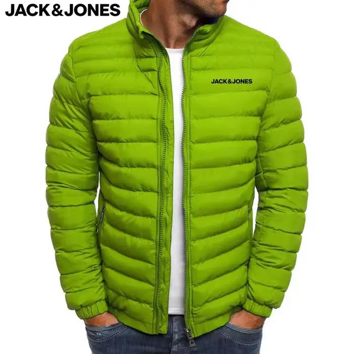Jack Jones est achetant de nouvelles vestes épaisses chaudes et décontractées pour hommes et doudounes en coton