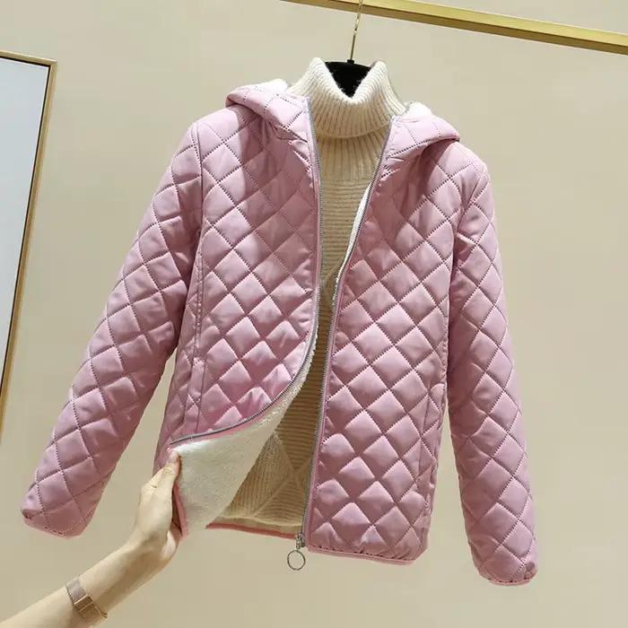 Femmes veste noir 2023 nouveau hiver femme coréenne polaire coton Outcoat rembourré