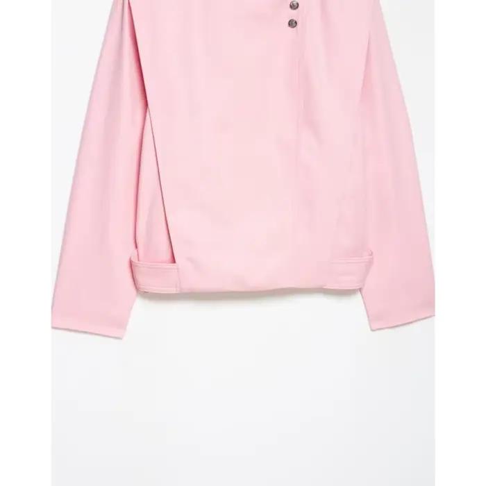 Manteau croisé pour femme, nouvelle collection Printemps-Automne 2026, col montant, couleur unie, boutonné, chic, vêtement d'extérieur féminin