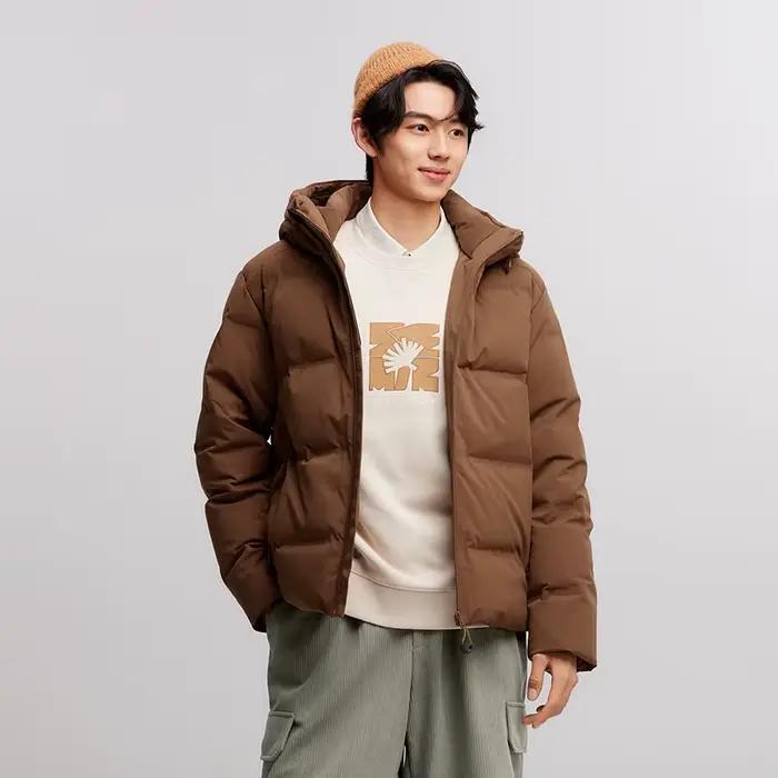 Semir doudoune hommes nouveau hiver vêtements d'extérieur imperméables texturé haut à capuche polyvalent