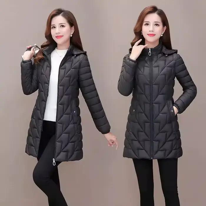 Parka mi-longue légère pour femme