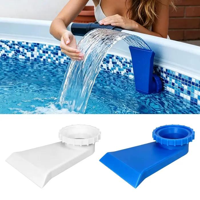 Fontaine cascade pour piscine, débit élevé, pour piscines enterrées, pulvérisateur de piscine robuste pour patio extérieur