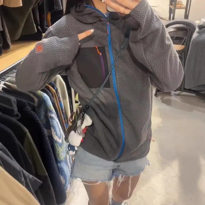 Baja R1 Air extérieur décontracté à capuche polaire veste léger manteau isolé pour hommes et femmes Couple sweat printemps automne