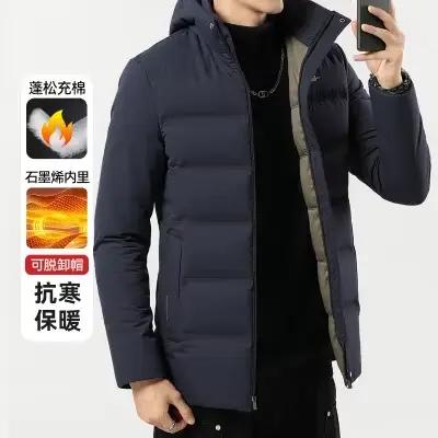 Parkas d'hiver chauds à capuche pour homme, vêtements d'extérieur longs, coupe-vent, nouvelle collection, épais et résistants au vent