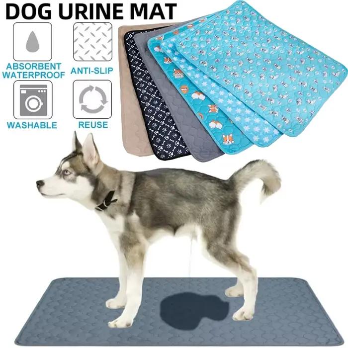 Couverture anti-urine pour chien, couche absorbante réutilisable, tapis d'apprentissage lavable pour chiot, tapis anti-urine pour animaux, couverture de siège auto pour animaux, accessoires pour anima
