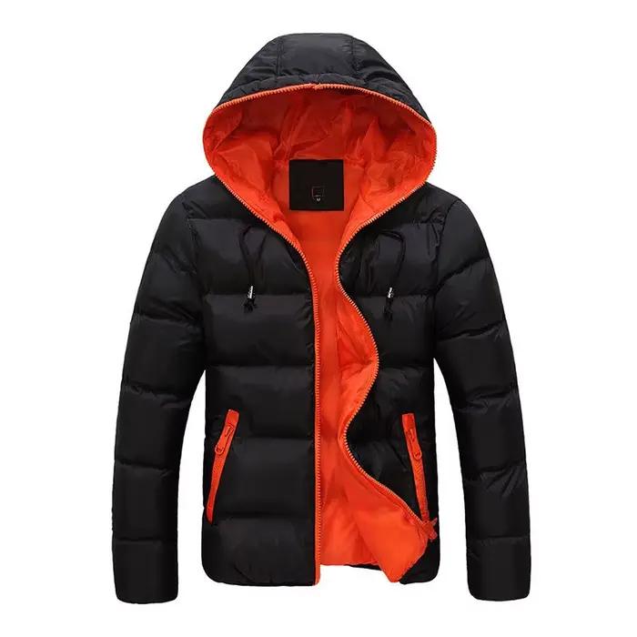 Veste chaude à capuche pour hommes