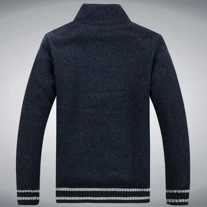 Polaire chaud homme pull doublure en laine hiver Cardigan épaissir pardessus décontracté coton noir blanc rouge hommes