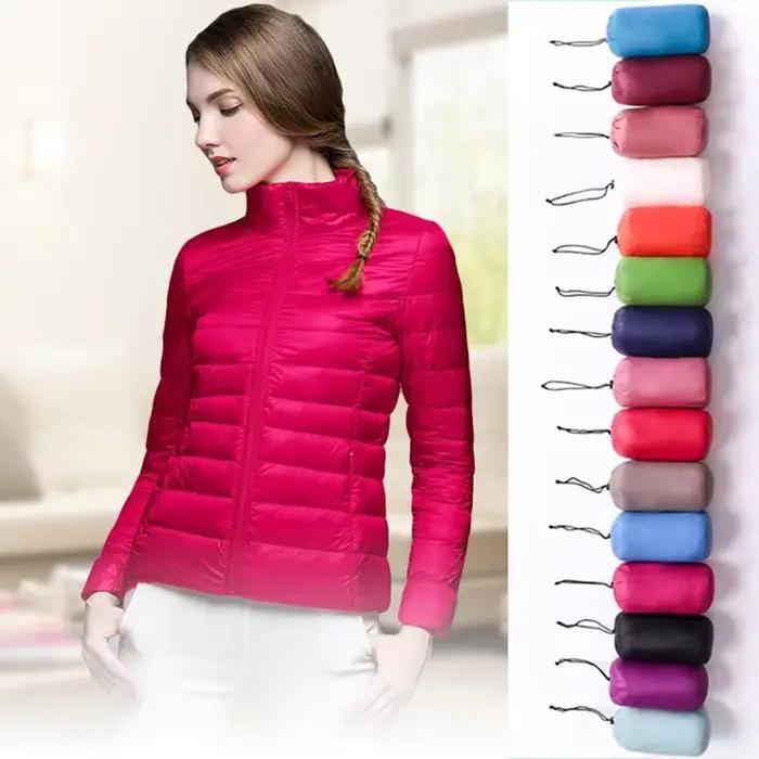 Nouveau manteau d'hiver pour femme doudoune légère