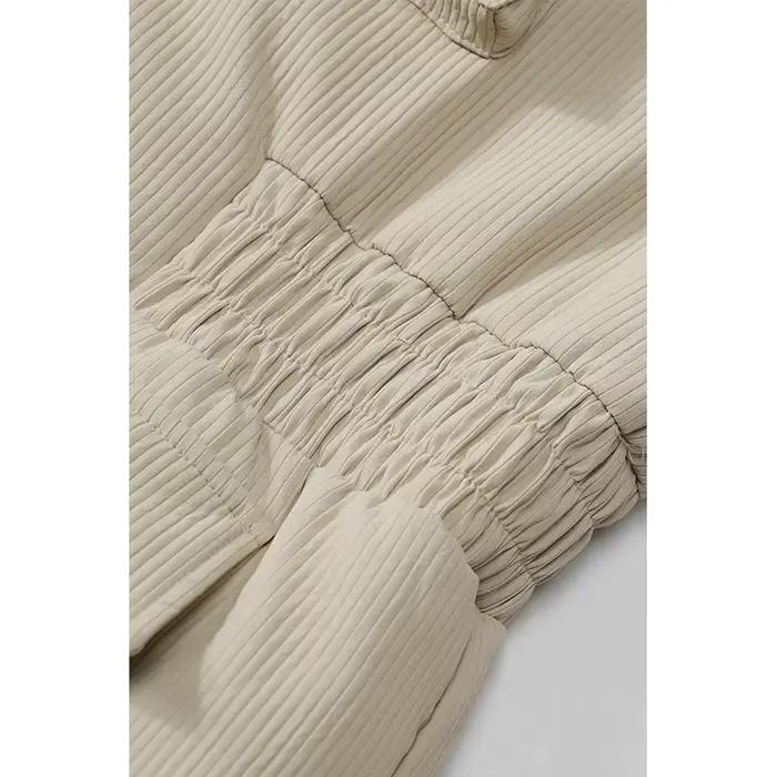 ELFSACK Design Utility Style Doudoune mi-longue à capuche pour femme