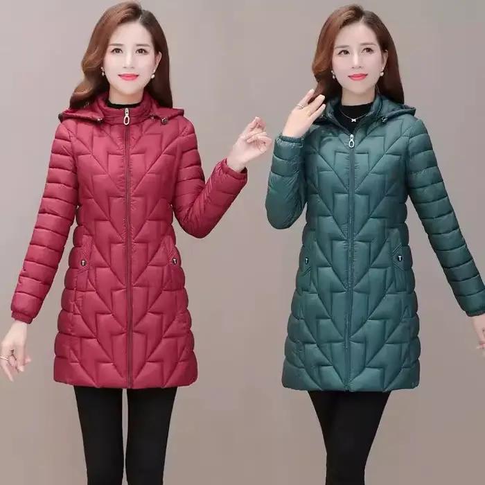 Parka mi-longue légère pour femme