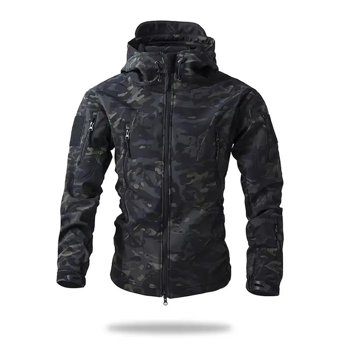 Veste tactique imperméable pour homme, combinaison militaire SoftShell, pêche, randonnée, Camping, escalade, polaire, hiver et automne
