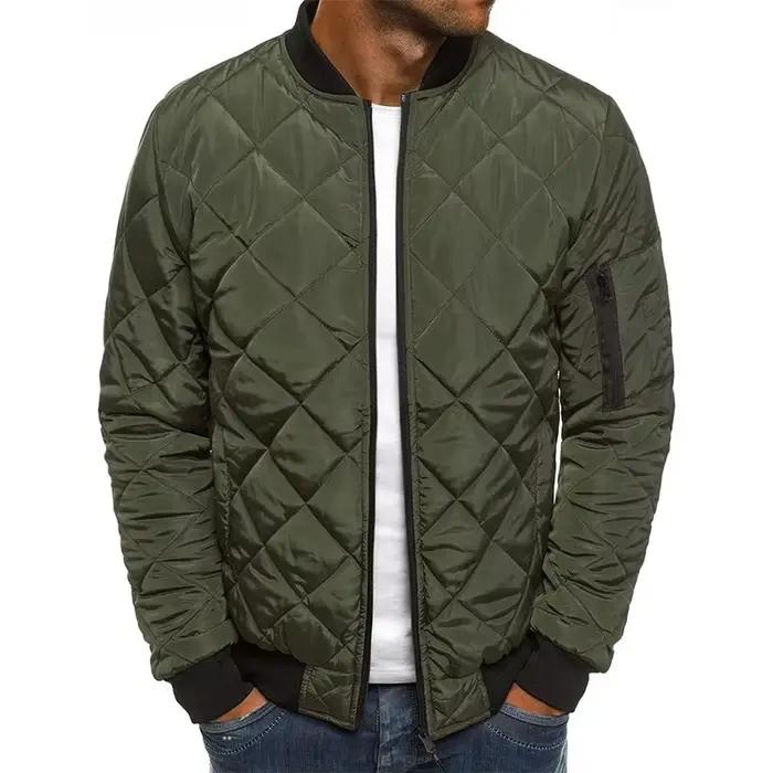 Veste en coton pour hommes de Style britannique, épaisse et chaude, sans repassage, Cardigan à la mode, Design décontracté