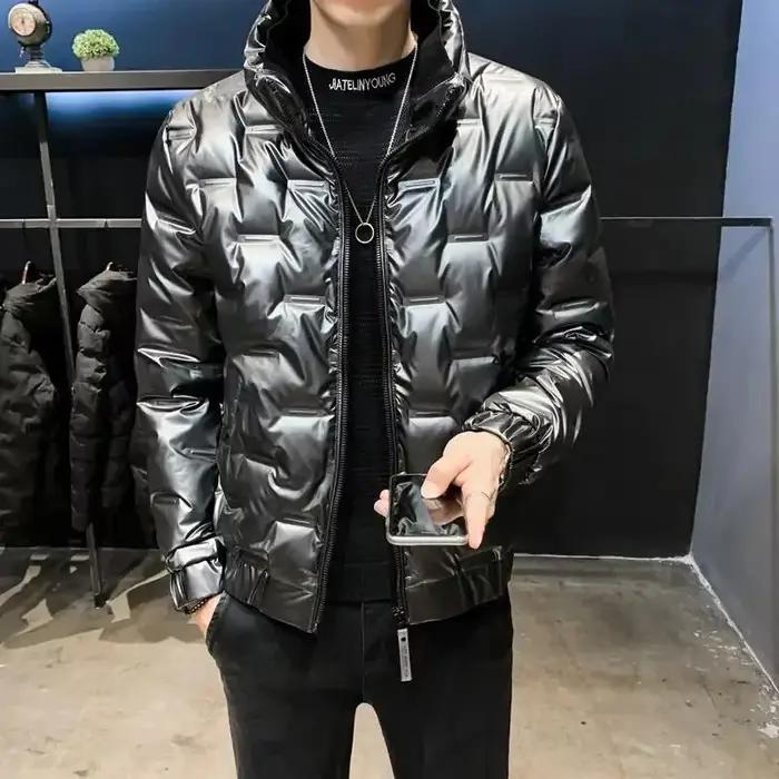 Doudoune brillante pour homme