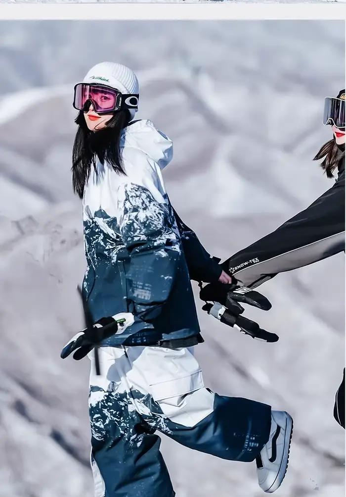 HN SNOW-Veste de Ski à Capuche pour Homme et Femme