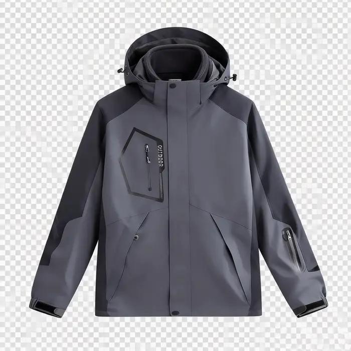 Veste 3 en 1 pour hommes, polaire détachable, coupe-vent, imperméable, manteau d'hiver, randonnée en plein air, Ski, avec capuche, combinaison de randonnée unisexe