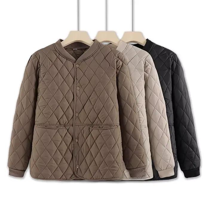 Veste matelassée de couleur unie pour femme