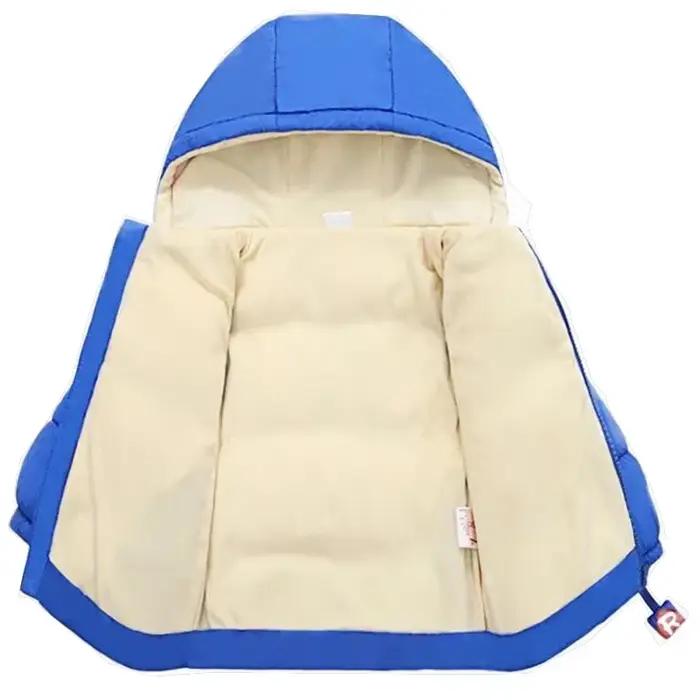 Hiver bébé garçons veste polaire pour enfants dessin animé ours manteau à glissière automne garçon chaud à capuche doudoune vêtements d'extérieur pour enfants