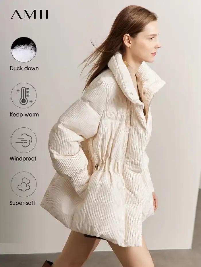 Doudoune Minimaliste en Duvet de Canard pour Femme
