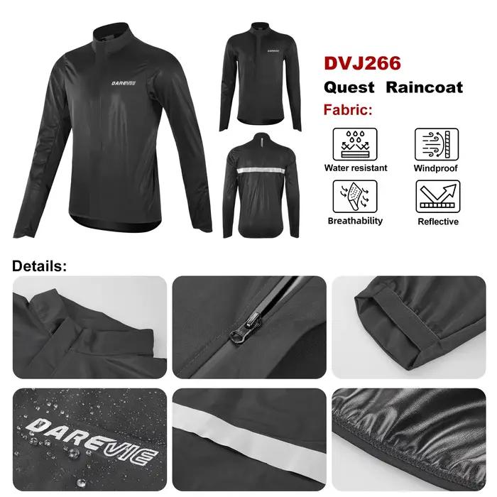 DAREVIE Vestes pour homme imperméable anti UV doux hommes
