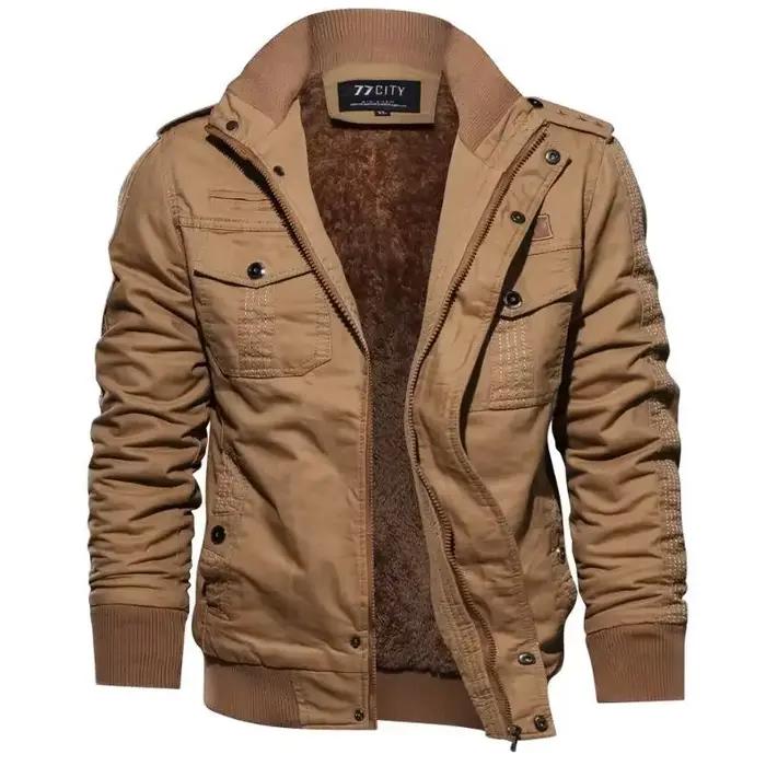 Doudounes cargo multi-poches pour hommes