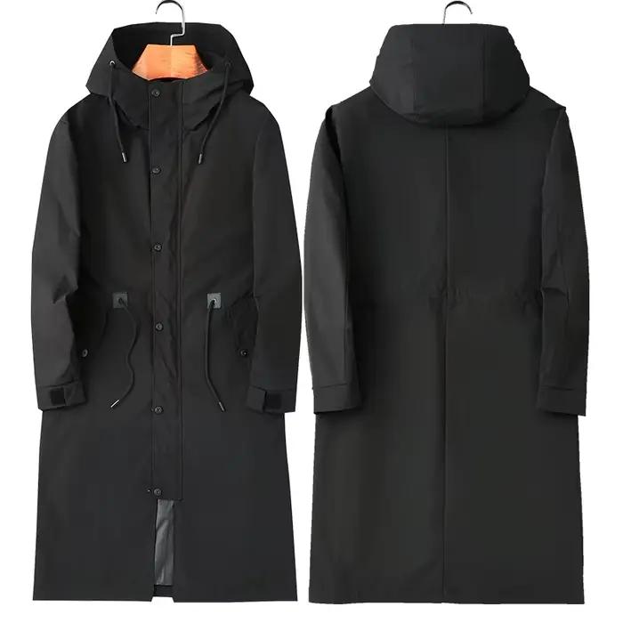 Nouvelle collection 2026 : Manteau long style trench-coat pour homme