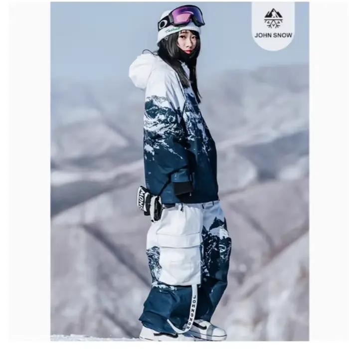 HN SNOW-Veste de Ski à Capuche pour Homme et Femme