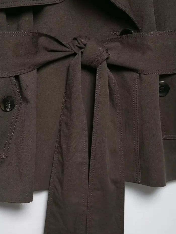 Trench Coat femmes mode vestes Vintage Streetwear veste poche pardessus manteaux d'extérieur 2026 printemps automne hiver vêtements