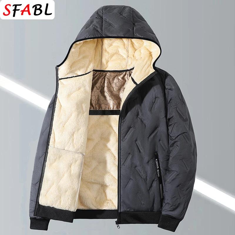 Manteau parka à capuche, veste thermique chaude en polaire pour l'escalade, vestes d'hiver épaisses