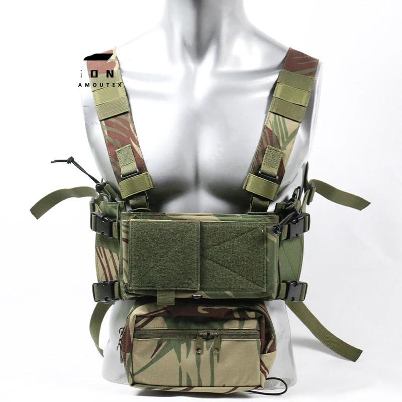 Gilet Tactique Modulaire Détachable et Multifonctionnel, Extensible Molle, pour Accessoires de Jeux