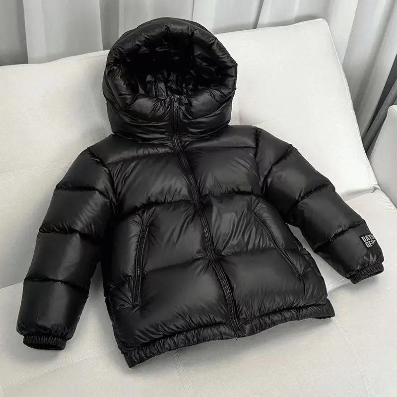 Doudoune en duvet d'oie pour enfants, manteau chaud en duvet de canard blanc