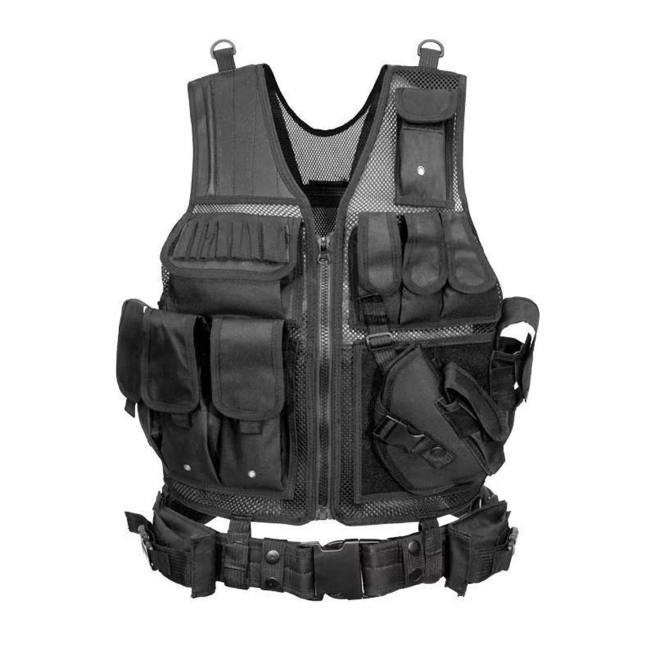 Gilet tactique multifonctionnel en maille pour l'été, pour les passionnés de militaire et les activi