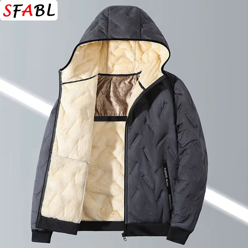 Manteau parka à capuche, veste thermique chaude en polaire pour l'escalade, vestes d'hiver épaisses 