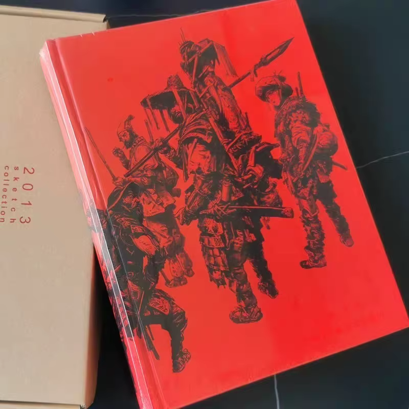 Livre d'art de Kim Jung Gi 2013 : Collection de croquis, manuscrits, dessins, cahiers de modèles, pe