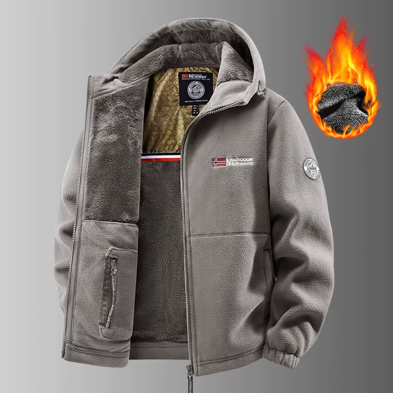 Veste chauffante pour homme, veste d'hiver en polaire, veste thermique tactique pour homme, manteau 