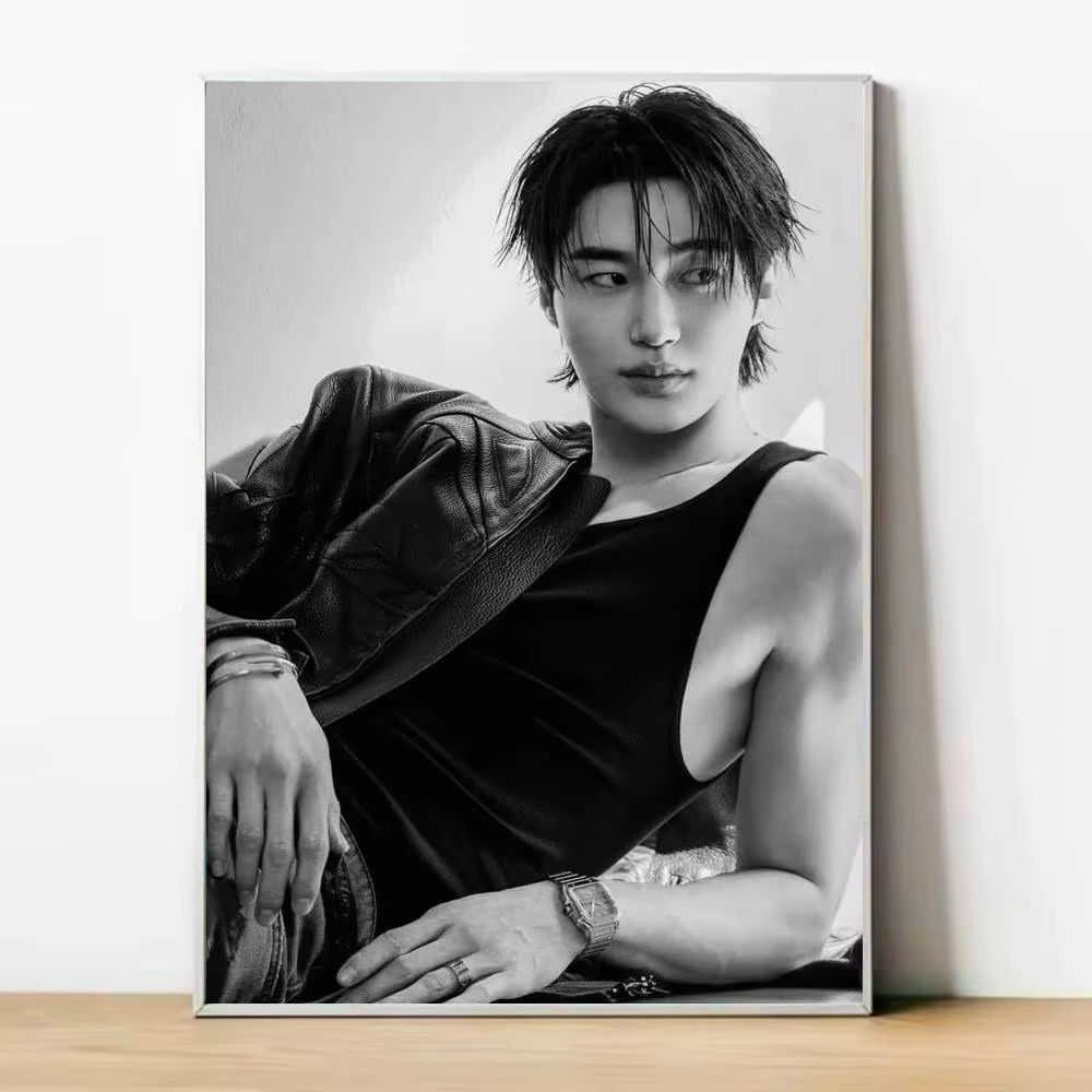 B-Byeon Woo Seok – affiche d'acteur, affiches rétro de qualité HD, décoration murale pour la maison,